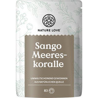 Produktbild von Nature Love Sango Meereskoralle Algenkalk Pulver 250g