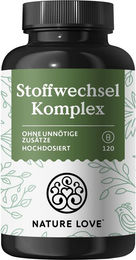 Nature Love Stoffwechsel Komplex – 120 Kapseln – mit Chrom und Kräuter-Komplex – vegan – Bild 1 von 7