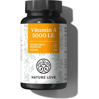 Produktbild von Nature Love Vitamin A 5000 I.E. Tabletten vegan 365 Stück