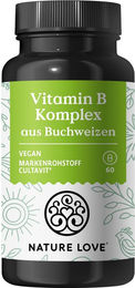 Nature Love Vitamin B Komplex Buchweizen Vegan 60 Kapseln – Bild 1 von 2