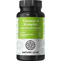 Produktbild von Nature Love Vitamin B Komplex Buchweizen Vegan 60 Kapseln