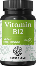 Nature Love Vitamin B12 500 µg Tabletten 180 Stück – Bild 1 von 2