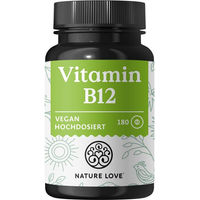 Produktbild von Nature Love Vitamin B12 500 µg Tabletten 180 Stück