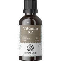 Produktbild von Nature Love Vitamin K2 MK-7 Tropfen 200 µg 50 ml vegan glutenfrei und laktosefrei