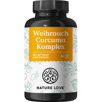 Produktbild von Nature Love Weihrauch Kurkuma Kapseln mit Boswellia und Myrrhe 90 Stück