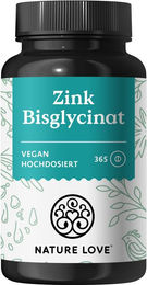Nature Love Zink hochdosiert 25 mg Zink-Bisglycinat Tabletten 365 Stück – Bild 1 von 2