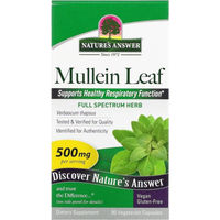 Produktbild von Nature's Answer Mullein Leaf Kapseln 180 Stück