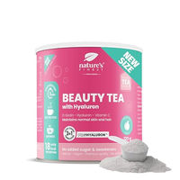 Produktbild von Nature's Finest Beauty-Kollagen-Kombi Instant-Tee mit Hyaluronsäure und Biotin, vegan, zuckerfrei und glutenfrei, 120 g