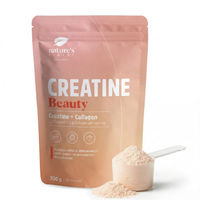 Produktbild von Nature's Finest Beauty-Kollagen-Kombi Pulver mit Kreatin, Biotin und B-Komplex Pfirsich zuckerfrei 300 g