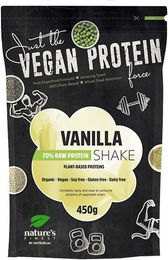Nature's Finest Bio Mehrkomponenten Protein Shake Vanille Vegan 70 Prozent Protein Pulver – Bild 1 von 1