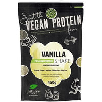 Produktbild von Nature's Finest Bio Mehrkomponenten Protein Shake Vanille Vegan 70 Prozent Protein Pulver