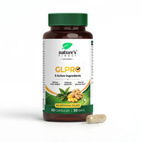 Produktbild von Nature's Finest GLPRO Kapseln mit Chrom und Kräuter-Komplex aus Johannisbrot, Nopal und Grüntee, vegan, 60 Kapseln