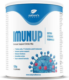 Nature's Finest IMUNUP Pulver mit 7 Aminosäuren, 11 Vitaminen und 8 Mineralstoffen zuckerfrei und ohne Zusatzstoffe für Sportler – Bild 1 von 2