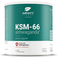Produktbild von nature’s Finest KSM-66 Ashwagandha mit Withanoliden, Ginseng, Kamillenextrakt, Vitamin B6 und B12 Pulver
