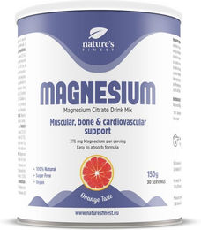 Nature's Finest Magnesium Citrat Pulver 375 mg vegan ohne Zusatzstoffe für Sportler – Bild 1 von 1