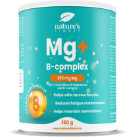 Produktbild von Nature's Finest Magnesium und B-Komplex Pulver zuckerfrei
