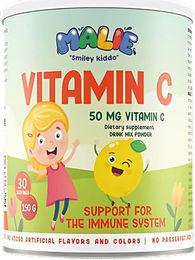 Nature's Finest MALIE Vitamin C Pulver 450 mg zuckerfrei ohne Zusatzstoffe für Kinder – Bild 1 von 1