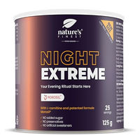 Produktbild von Nature's Finest Night Burn Extreme Trinkpulver mit Morosil Rote Orange und L-Carnitin, vegan und zuckerfrei, 125 g