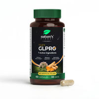 Produktbild von Nature's Finest Night GLPRO Kapseln mit Johannisbrot, Nopal, Baldrian und Chrom, vegan, 60 Kapseln