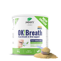 Nature's Finest OK!Breath Multi-Enzym-Komplex Trinkpulver vegan und zuckerfrei 150 g – Bild 1 von 5