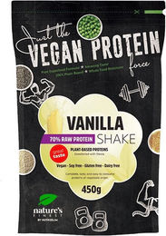 Nature's Finest Vegan Mehrkomponenten Proteinshake Vanille 70 Prozent Protein Pulver – Bild 1 von 1