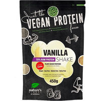 Produktbild von Nature's Finest Vegan Mehrkomponenten Proteinshake Vanille 70 Prozent Protein Pulver