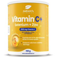 Produktbild von Nature's Finest Vitamin C, Selen und Zink Pulver zuckerfrei