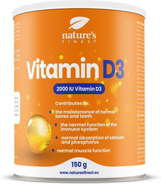 Nature's Finest Vitamin D3 Pulver 2000 IE zuckerfrei und ohne Zusatzstoffe – Bild 1 von 1