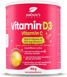 Nature's Finest Vitamin D3 + Vitamin C Pulver zuckerfrei – Bild 1 von 1