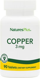 Nature's Plus Kupfer 3 mg Tabletten ohne Zusatzstoffe 90 Stück – Bild 1 von 2