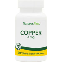 Produktbild von Nature's Plus Kupfer 3 mg Tabletten ohne Zusatzstoffe 90 Stück