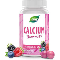 Produktbild von Nature's Way Calcium Gummis mit 500 mg Calcium für Erwachsene und Kinder vegetarisch glutenfrei und laktosefrei 60 Stück