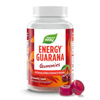 Produktbild von Nature's Way Energy Guarana Gummies mit Koffein, Taurin und Vitamin B Komplex Kirsch-Geschmack