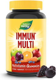 Nature's Way Immun Multivitamin Gummis mit Vitamin A, C, D3 und Zink vegetarisch glutenfrei und laktosefrei – Bild 1 von 3