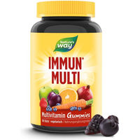 Produktbild von Nature's Way Immun Multivitamin Gummis mit Vitamin A, C, D3 und Zink vegetarisch glutenfrei und laktosefrei