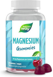 Nature's Way Magnesium Citrat Gummis für Erwachsene und Kinder vegan glutenfrei laktosefrei ohne Gelatine – Bild 1 von 1
