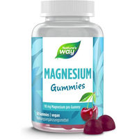 Produktbild von Nature's Way Magnesium Citrat Gummis für Erwachsene und Kinder vegan glutenfrei laktosefrei ohne Gelatine