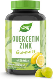 Nature's Way Quercetin Zink Gummis Zitronen-Geschmack vegetarisch 60 Stück – Bild 1 von 2