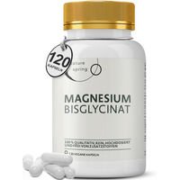 Produktbild von Nature spring Magnesium Bisglycinat Kapseln vegan 180 Stück