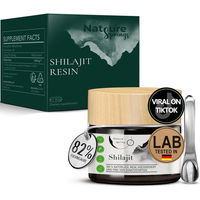 Produktbild von Nature spring Shilajit Harz mit 58% Fulvinsäure und Huminsäure als Mineralstoff-Komplex in Pulverform