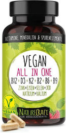 NatureCraft Vegan All-In-One Kapseln glutenfrei und ohne Zusatzstoffe – Bild 1 von 3