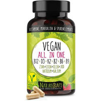 Produktbild von NatureCraft Vegan All-In-One Kapseln glutenfrei und ohne Zusatzstoffe