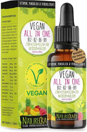 NatureCraft Vegan All-in-One Tropfen vegan glutenfrei laktosefrei ohne Zusatzstoffe – Bild 1 von 2