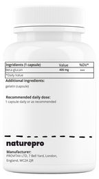 NaturePro Beta-Glucan 500 mg Kapseln 120 Stück – Bild 1 von 1