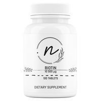 Produktbild von NaturePRO Biotin 10000 mcg Tabletten ohne Zusatzstoffe 100 Stück