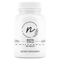 Produktbild von NaturePRO Biotin 10000 mcg Tabletten ohne Zusatzstoffe 180 Stück