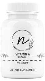 NaturePRO Vitamin A 25000 IU Tabletten 100 Stück – Bild 1 von 1