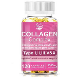 Natures Live Collagen Complex 3200mg Kapseln 120 Stück – Bild 1 von 3