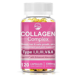 Natures Live Collagen Complex 3300mg Kapseln 120 Stück – Bild 1 von 2