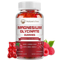 Produktbild von Natures Live Magnesium Bisglycinat 400 mg Gummis 60 Stück